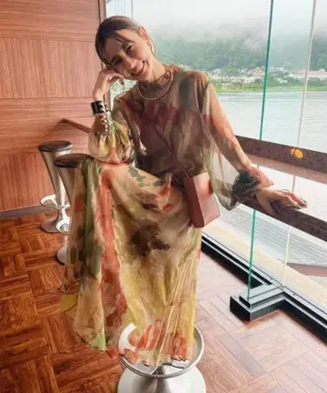 Ameri UND WILLOW PAINT DRESS