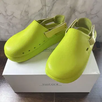 SUICOKE 샌들 / 24cm 새상품 / 라임 (피스타치오) / 레어