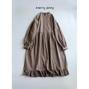 0510 메리제니 원피스 차콜 자수 merry jenny