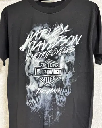 Harley-Davidson (할리데이비슨) 티셔츠 스컬 디자인