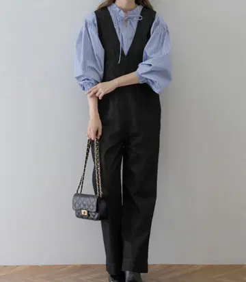 어반 리서치 사니 라벨 데님 V넥 올인원 올인원