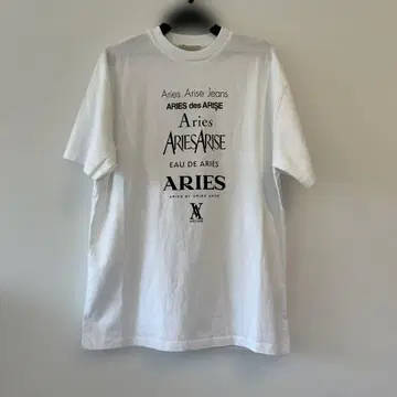 Aries 티셔츠 화이트 S 사이즈