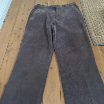 90 PERRY ELLIS 다크 브라운 코듀로이 슬랙스