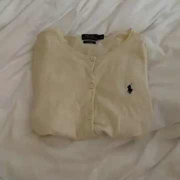 POLO RALPH LAUREN 긴팔 가디건 크림 M