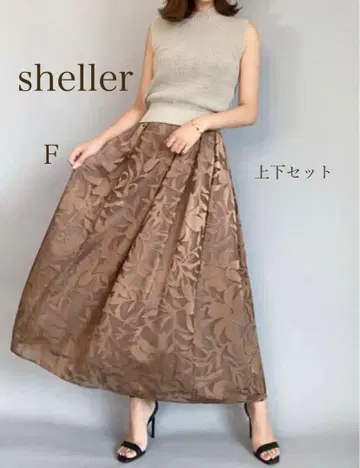 셰리에 sheller 스커트 & 상의 상하의 세트 F