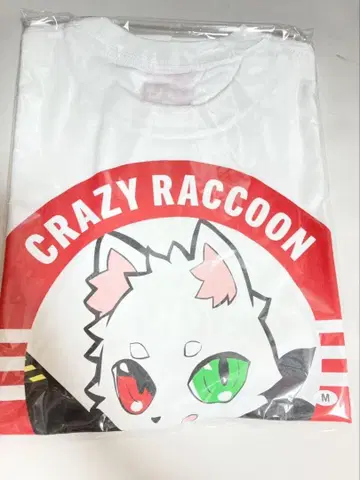 CR ras 티셔츠 CrazyRaccoon