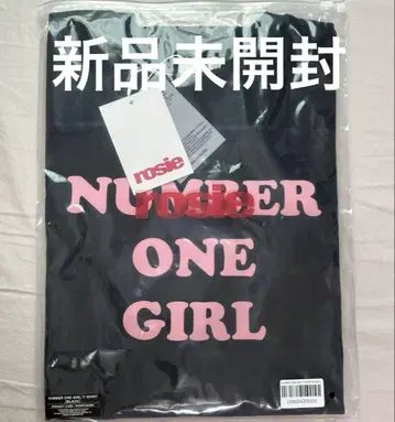 로제 팝업 스토어 티셔츠 number one girl