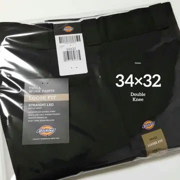 34 x 32 [새상품 미사용] 디키즈 더블니 85283 BLACK