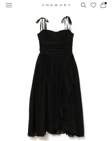 ANDMARY Wendy seethrough flare dress