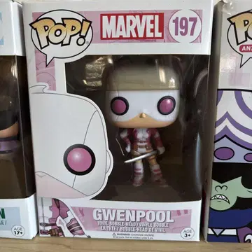 Funko Pop! Marvel 스파이더맨 데드풀 그웬풀 피규어