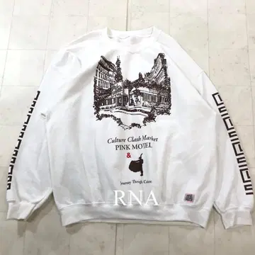 RNA PINK MOTEL 마타도르 프린트 트레이너 화이트 11