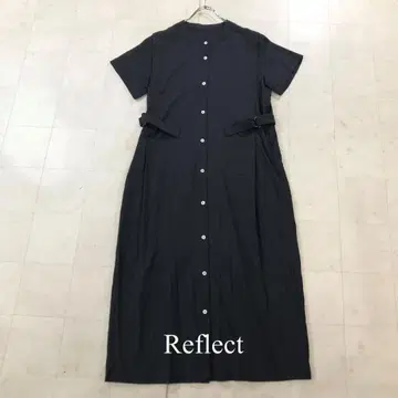 Reflect 리플렉트 린넨 믹스 원피스 블랙 9