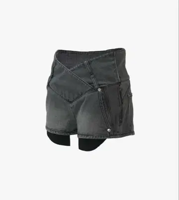 THE RED THREAD S V-shape denim 2 black S