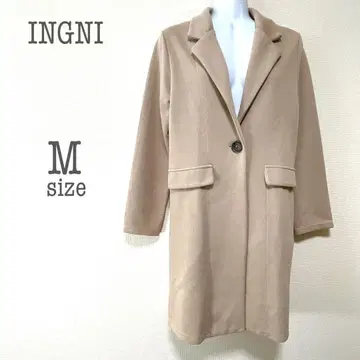 a1316 [잉그] 새상품급 체스터 니트 코트 롱 자켓 무지 겉옷