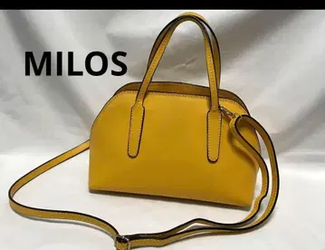 새상품급 백 머스타드색 MILOS