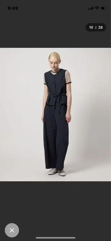 <Steven Alan> 코튼 와이드 팬츠