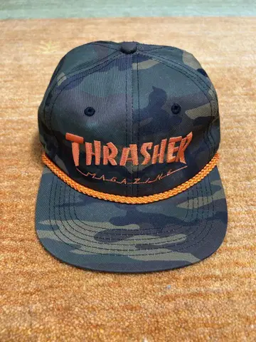 THRASHER 카모플라쥬 캡 로프