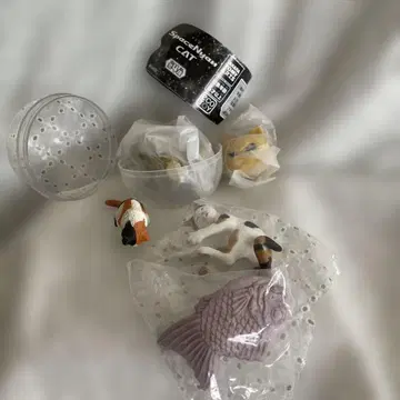 고양이 피규어 가챠가챠