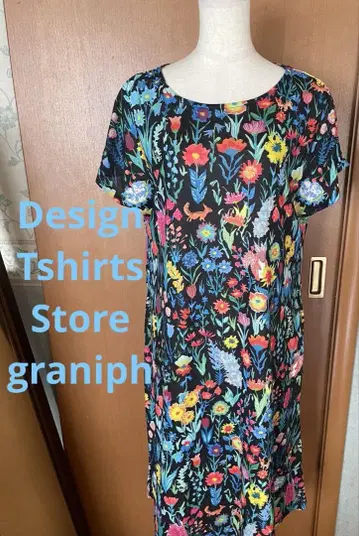 Design Tshirts Store graniph 꽃무늬 원피스