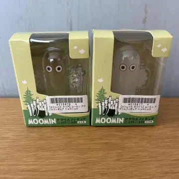 무민 아크릴 피규어 뇨로뇨로 스트레이트 클리어 화이트