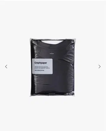 Graphpaper Pack 티셔츠 4 Black 1매