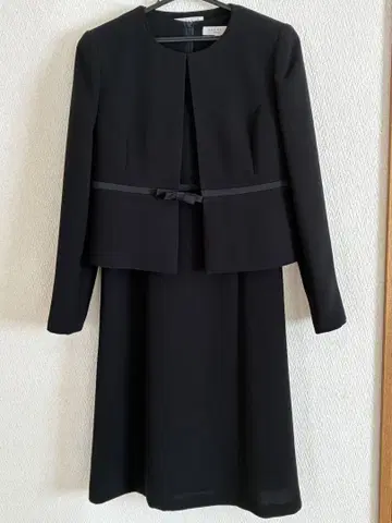 블랙 포멀 원피스 수트 시마무라