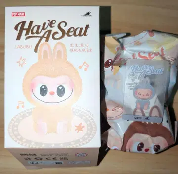 정품 POPMART Have A Seat LABUBU HEHE 라부부
