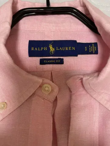 Ralph Lauren 핑크 린넨 셔츠 S 사이즈