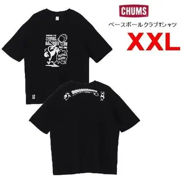 참스 베이스볼 클럽 T셔츠 블랙 XXL CH01-2782