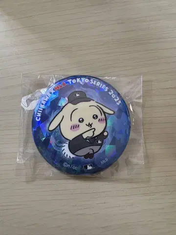 치이카와 x MLB (토끼) 다저스 캔배지