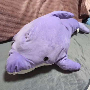 보라색 돌고래 봉제 인형 BIG 약 100cm