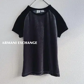 ARMANI EXCHANGE 벨로아 티셔츠 m320