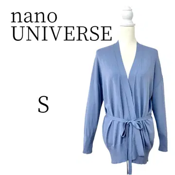새상품급 nano UNIVERSE 나노 유니버스 스카이블루 긴팔 니트 S