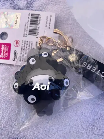 간사이 엑스포 회장 한정판 블랙 먝먝 코스프레 키링 마이멜로디