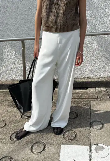 ORR Summer Lu 와이드 팬츠 Ivory