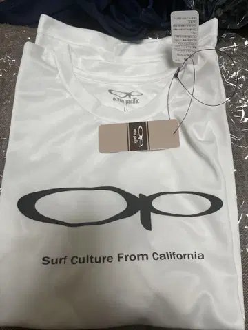 새상품 Ocean Pacific 서프 컬처 티셔츠 LL 화이트