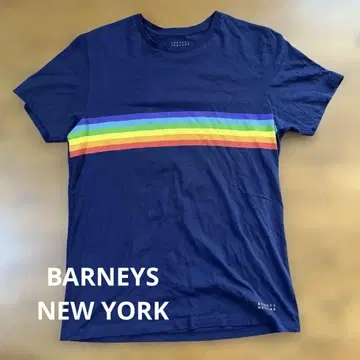 BARNEYS NEW YORK 네이비 티셔츠 L
