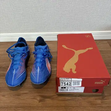 PUMA 스파이크 슈즈 25.0cm 블루