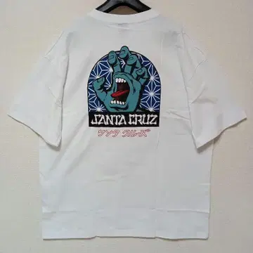 SantaCruz 산타크루즈 미사용 새상품 티셔츠 백 프린트 화이트 XL