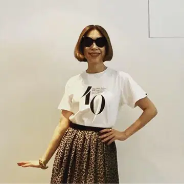 레어! 노미야 마키 공식 굿즈 40주년 기념 티셔츠 화이트 S