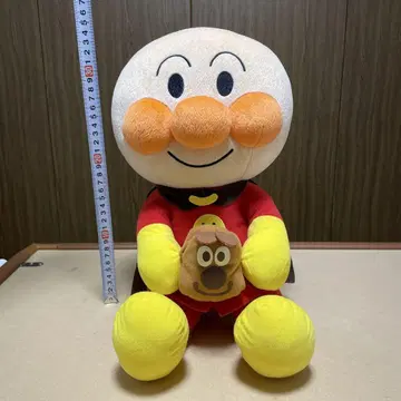 호빵맨 봉제 인형 약 34cm 치즈 포함
