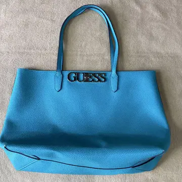 GUESS 스카이블루 토트백