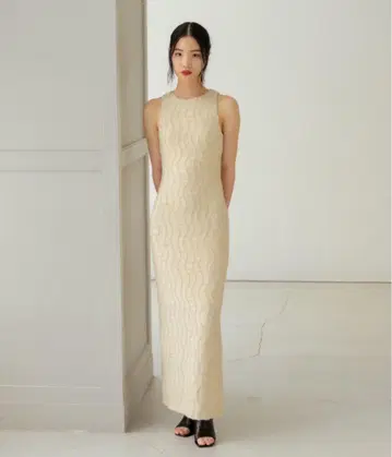 neuna 와플 펜슬 드레스