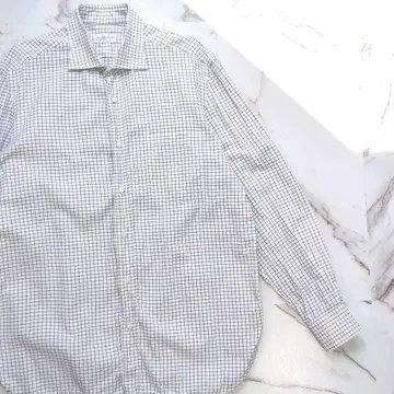 LUIGI BORRELLI 이탈리아제 L/S 컷어웨이 셔츠 L
