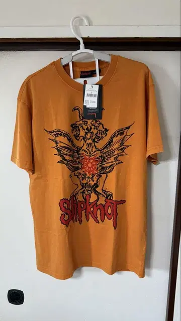 Slipknot 오렌지 티셔츠 택 포함 새상품