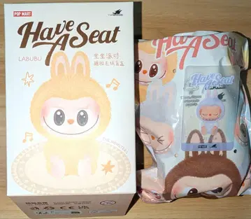 정품 POPMART Have A Seat LABUBU ZIZI 라부부