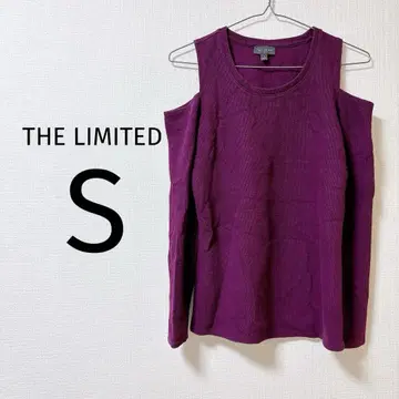 8 THE LIMITED 퍼플 오프숄더 티셔츠 S 사이즈