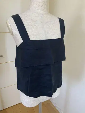BANANA REPUBLIC 블랙 린넨 뷔스티에 S 사이즈