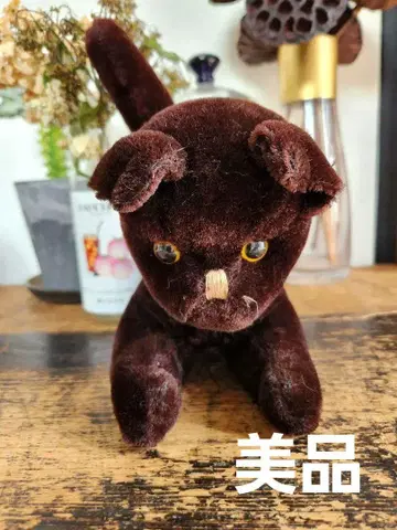 새상품급 쇼와 레트로 고양이 봉제 인형 래그돌