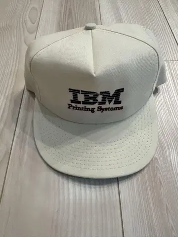 빈티지 기업 IBM 야구 모자 USA 제작